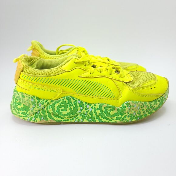 PUMA RS-X x Rick and Morty Yellow 2022n386781-01 US Size 8.5 Regular Rough Cond. main image 4